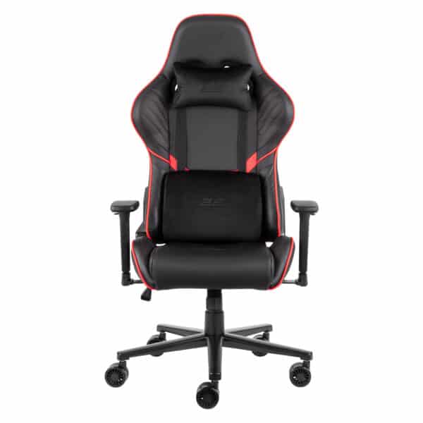 Кресло 2E GAMING HIBAGON II, ПУ кожа, 3D-Armrests, чёрно-красный