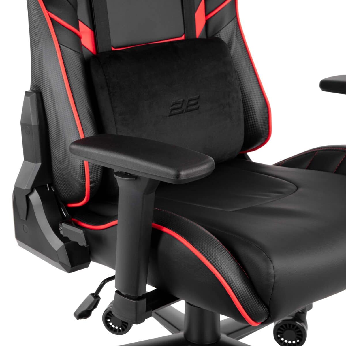 Кресло 2E GAMING HIBAGON II, ПУ кожа, 3D-Armrests, чёрно-красный — изображение 6