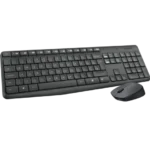 Беспроводная клавиатура и мышка Logitech Wireless Combo MK235 Black