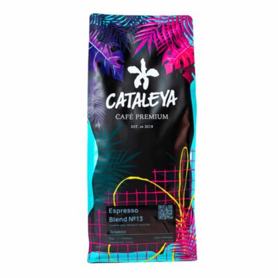 Кофе Cataleya в зернах "Espresso №13" 1кг (100% арабика / грецкий орех, миндаль, шоколад)